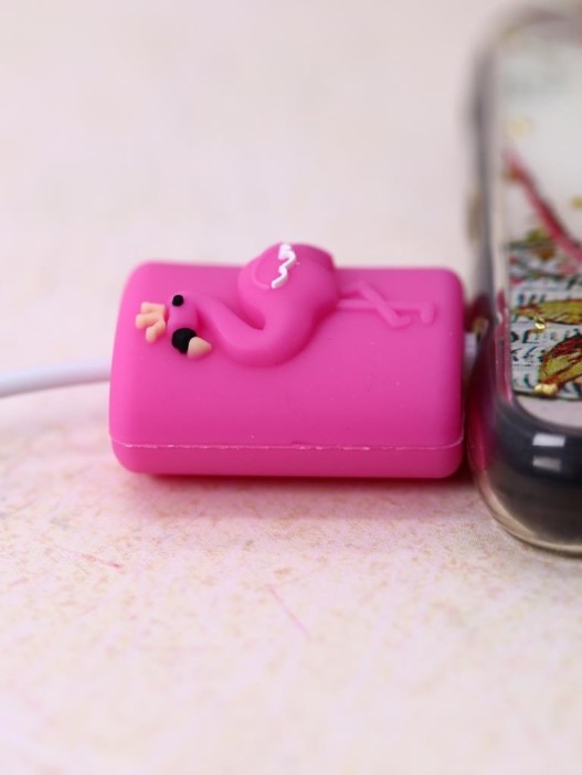 Защитная насадка для провода iLikeGift "Flamingo" 