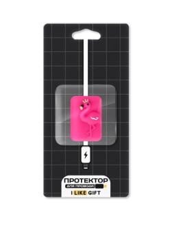 Защитная насадка для провода iLikeGift "Flamingo"