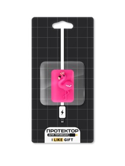 Защитная насадка для провода iLikeGift "Flamingo"