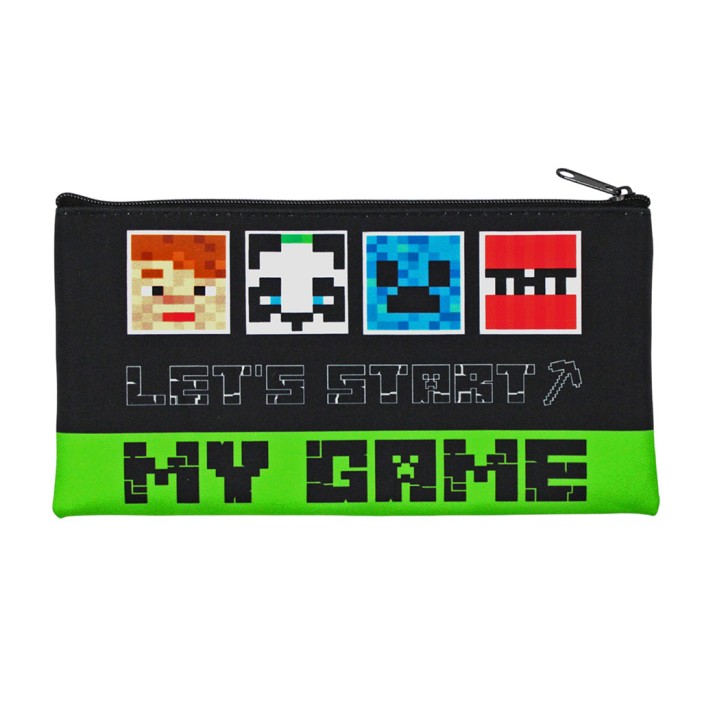 Пенал плоский "My Game", полиэстер 210 ден (20,5*10,8см)