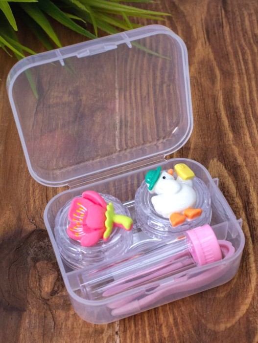 Контейнер для линз &quot;Summer friends&quot;, duck 