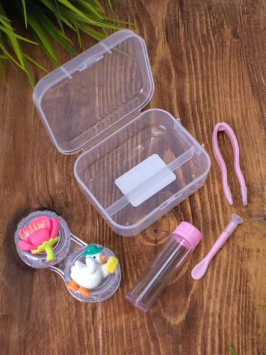 Контейнер для линз &quot;Summer friends&quot;, duck 