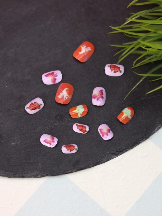 Накладные ногти GIRLY «Bow», 12 шт., с клеевыми пластинами 