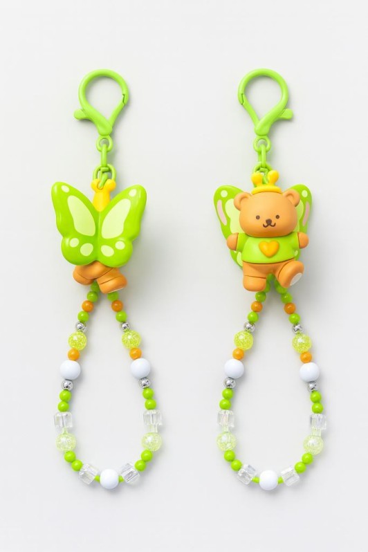 Брелок «Butterfly bear», green 