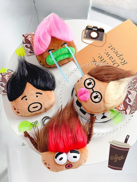 Плюшевый кошелек &quot;Potato family&quot;, pink 