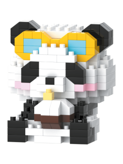 Конструктор "PANDA DRINK" (196 деталей), 6*5*5 см.