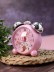 Часы-будильник «Chiming silver», bunny pink