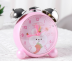Часы-будильник «Chiming silver», bunny pink