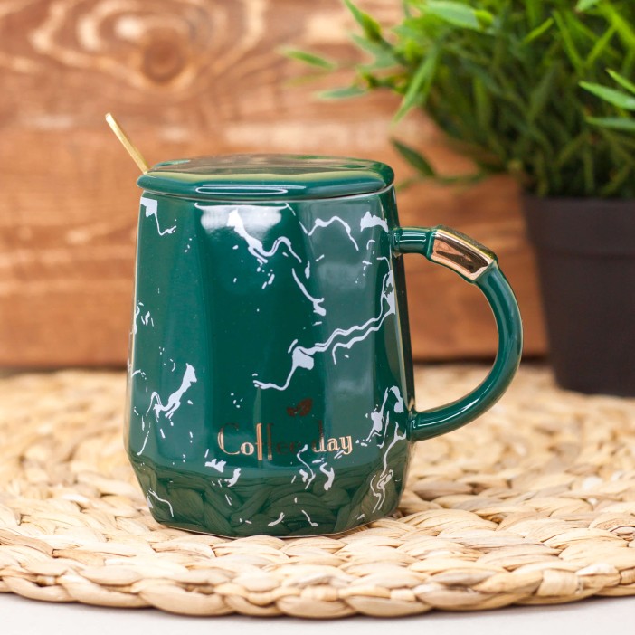 Кружка "Marmoreal" green (400 мл) 