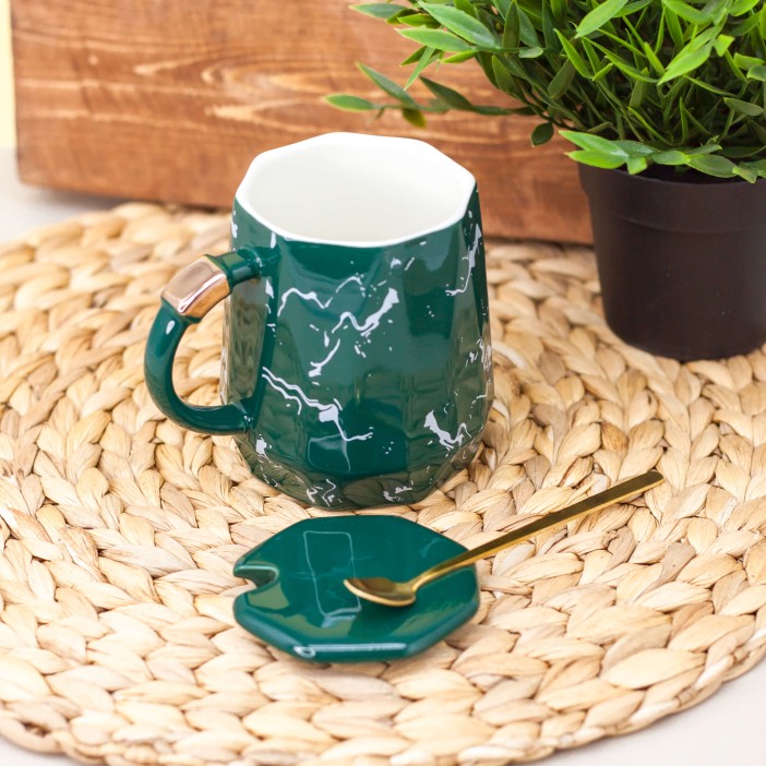 Кружка "Marmoreal" green (400 мл) 