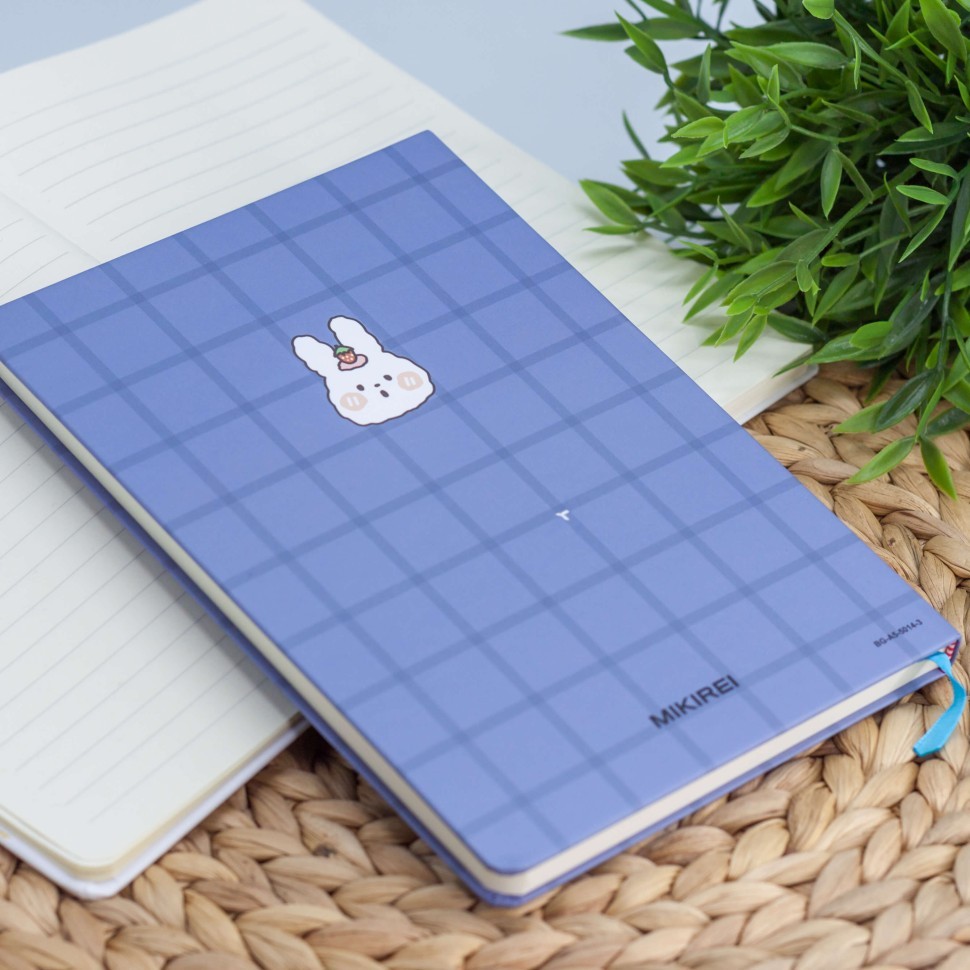 Блокнот (A5) "Cell music mouse", dark blue (14.5*21)