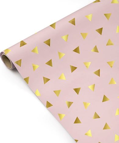 Упаковочная бумага «Timeless Wrap» розовая (1 рулон, 50*70 см) 