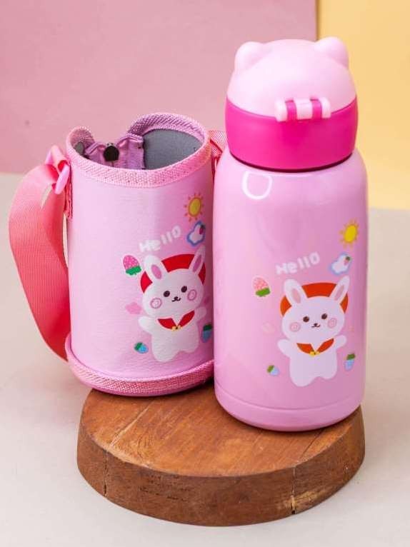 Термос "Color hare", pink (550 ml)