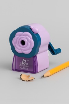 Точилка для карандашей механическая "Roses", purple