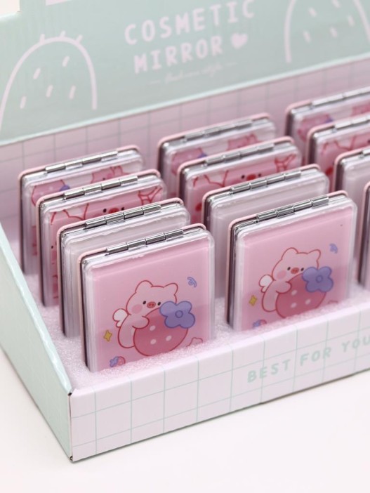 Набор зеркал &quot;Pig&quot; шоу-бокс 12 шт. (4 цвета) 