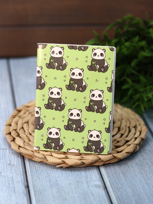 Обложка для паспорта Аниме «Many panda», плотность 600 мкм 