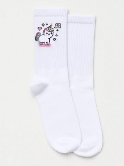 Носки женские Аниме «Unicorn», р. 35-40, белый