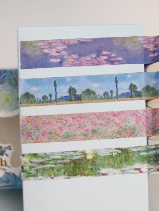 Набор декоративного скотча 20 шт. &quot;Van Gogh&quot; (1/1,5/2/3 см * 2 м) 