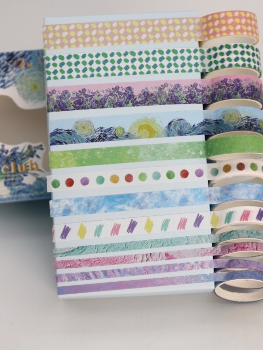 Набор декоративного скотча 20 шт. &quot;Van Gogh&quot; (1/1,5/2/3 см * 2 м) 