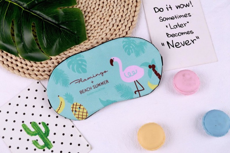 Маска для сна &quot;Flamingo&quot;, blue 