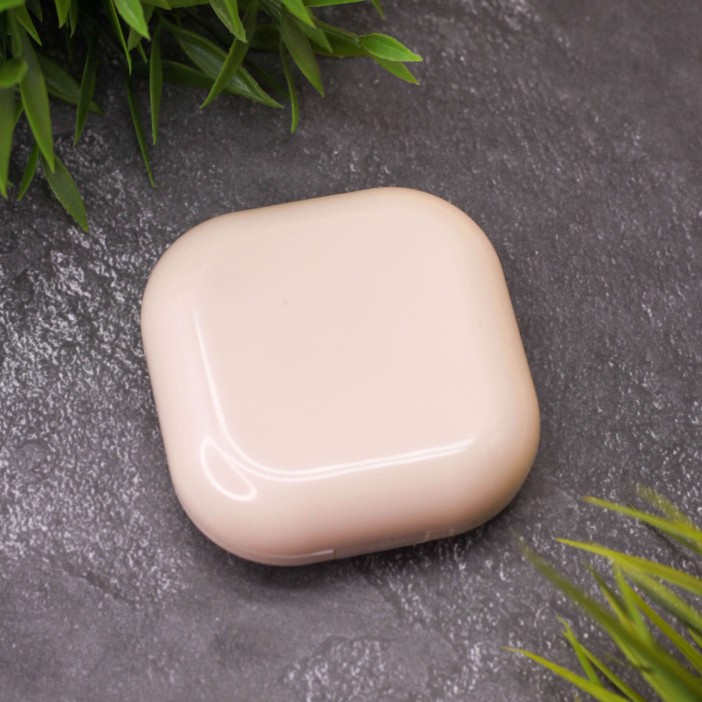 Контейнер для линз «Smooth», beige 