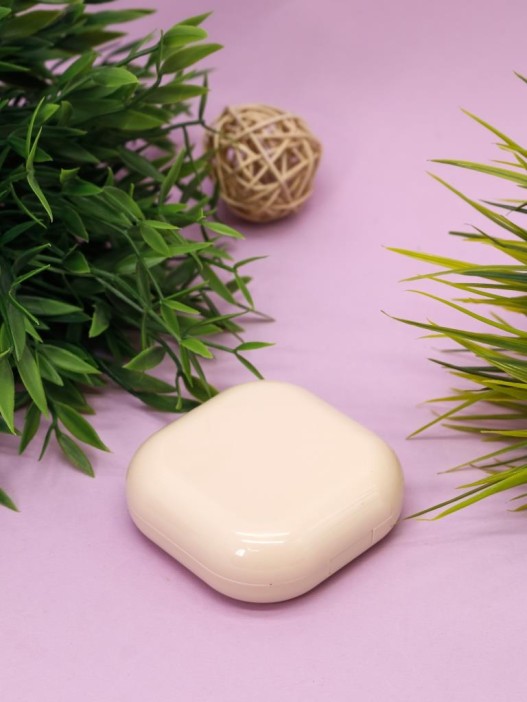 Контейнер для линз «Smooth», beige 