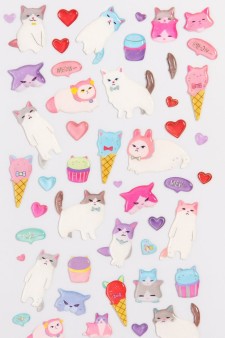 Наклейки "Милый кот"