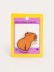 Значок акриловый iLikeGift &quot;Capybara and the leaf&quot; 