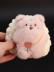 Сумочка для наушников "Bear", white (11.5*9.5 см)