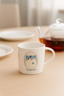 Кружка «Delighted hamster», blue (360 ml)