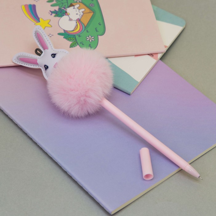 Ручка "Fluffy hare", mix 