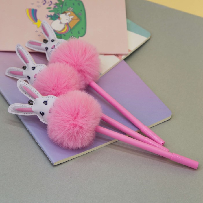 Ручка "Fluffy hare", mix 