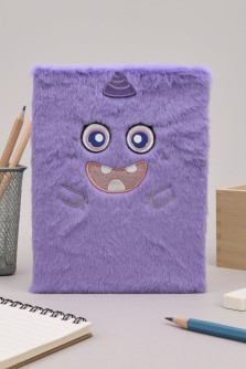 Блокнот плюшевый «Purple Horn» (21,5*14,5 см)