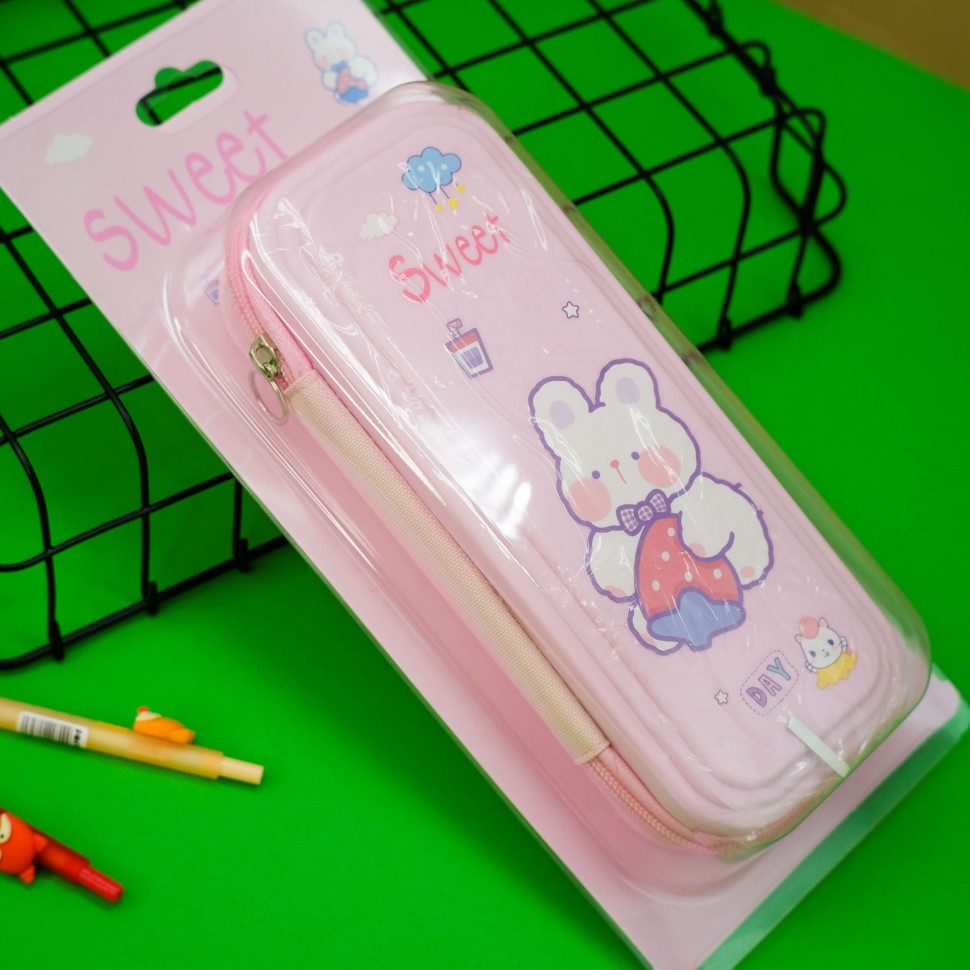 Пенал "Animal sweet hare", pink