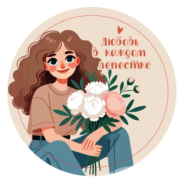 Подставка под горячее iLikeGift «Любовь в каждом лепестке», 9 см 