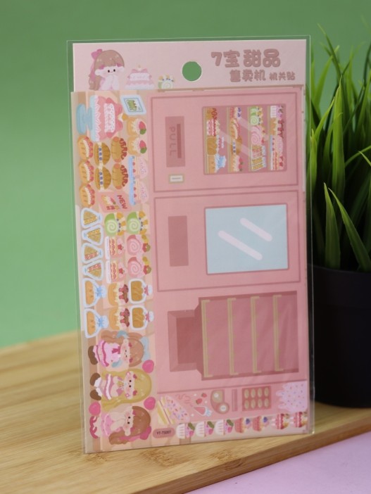 Наклейки-игра "Peach showcase" (20,5*11,5 см) 