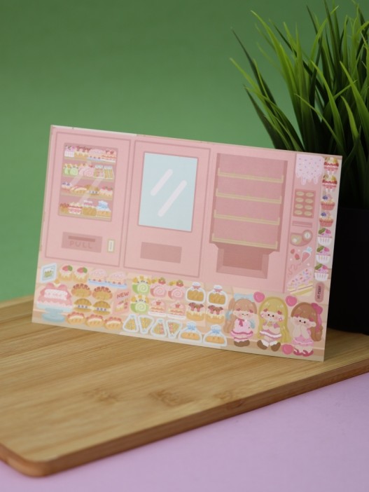 Наклейки-игра "Peach showcase" (20,5*11,5 см) 