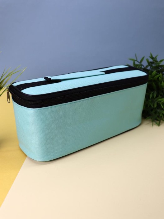 Набор ланчбоксов в термосумке "Big lunch", зелёный, 2 яруса, 4 отделения (1400 мл) 