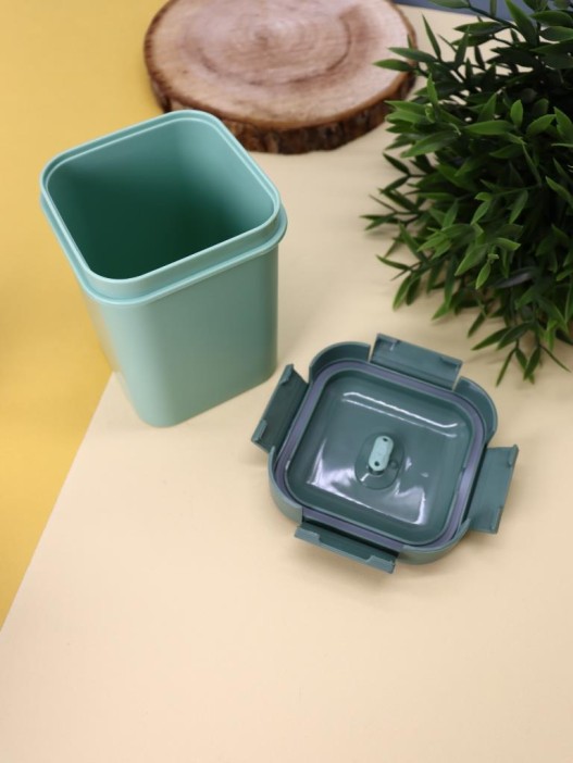 Набор ланчбоксов в термосумке "Big lunch", зелёный, 2 яруса, 4 отделения (1400 мл) 