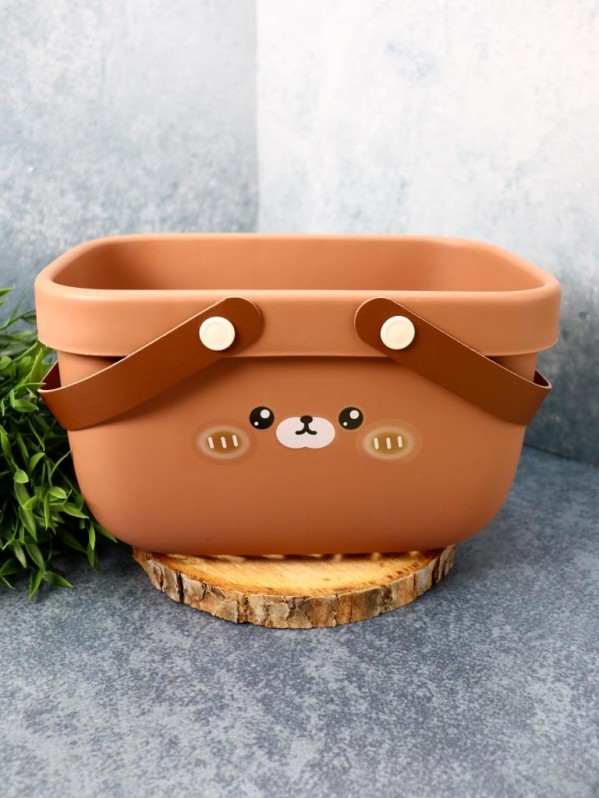 Корзина для хранения "Мишка", коричневая