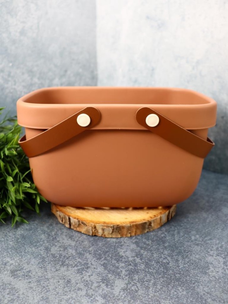Корзина для хранения "Мишка", коричневая
