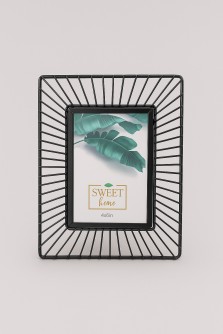 Фоторамка «Rays», black, металл (10*15 см)