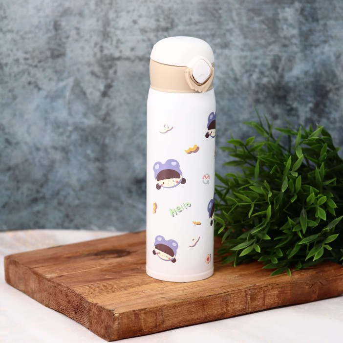 Термос «Flower blast», white (500 ml) 
