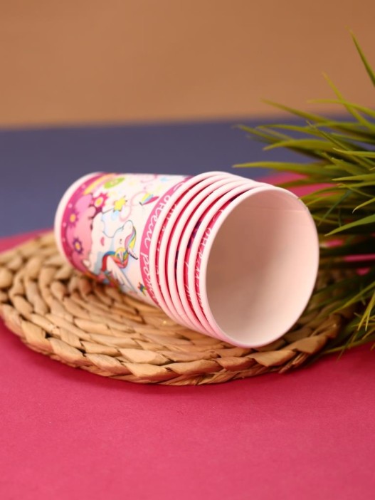 Набор бумажных стаканов 6 шт. "Единорожка!" (250 мл) 