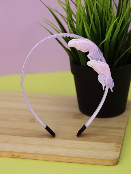 Ободок для волос GIRLY &quot;Butterflies&quot;, purple 