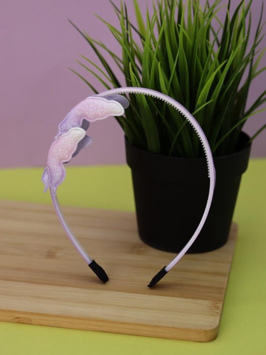 Ободок для волос GIRLY &quot;Butterflies&quot;, purple 