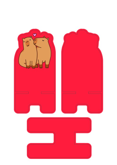 Подставка под телефон/планшет «Capybara love» 