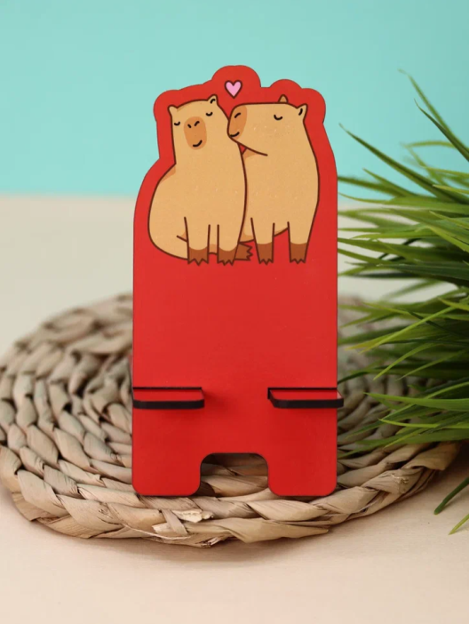 Подставка под телефон/планшет «Capybara love» 