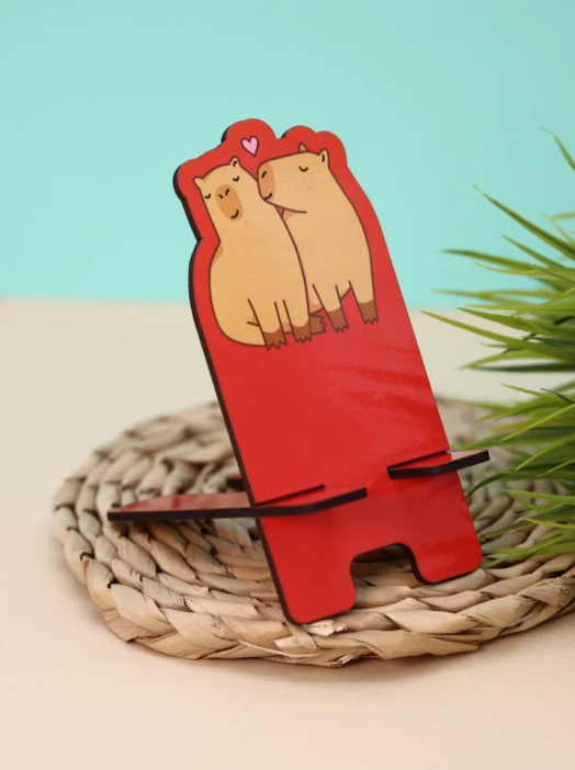 Подставка под телефон/планшет «Capybara love» 