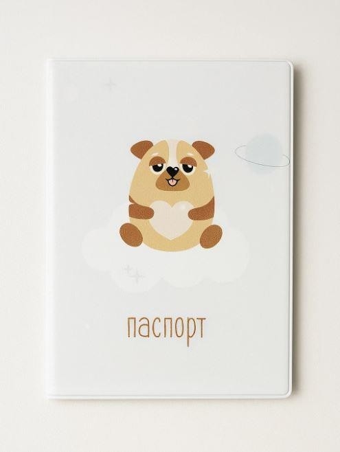 Обложка для паспорта "Космическая собака"